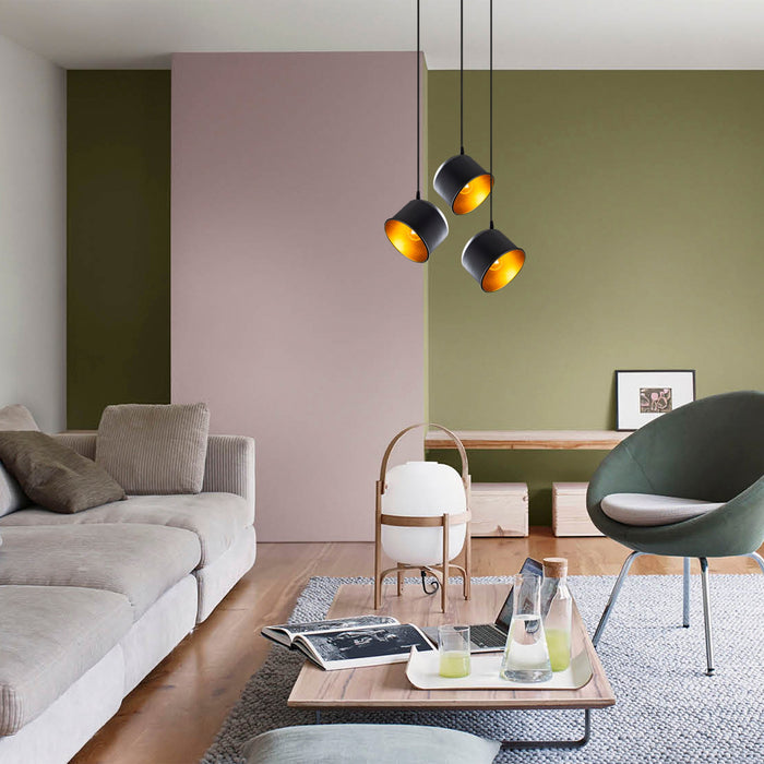 3 - Light Cluster Geometric Pendant