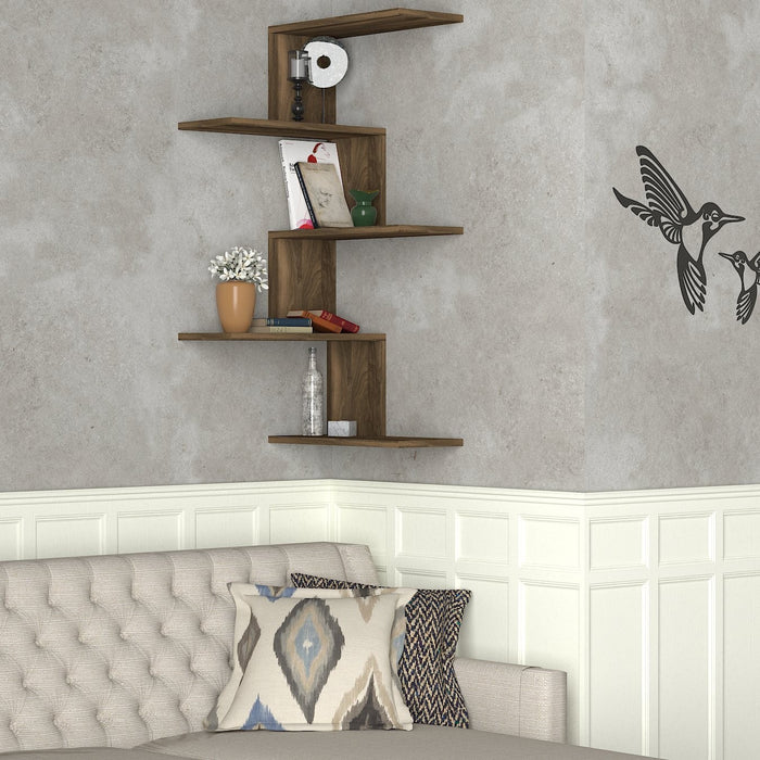 Scarlett 5 Piece Corner Wall Shelf