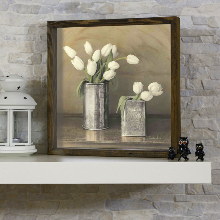Azalea Tulip Pine Wood Frame On Canvas