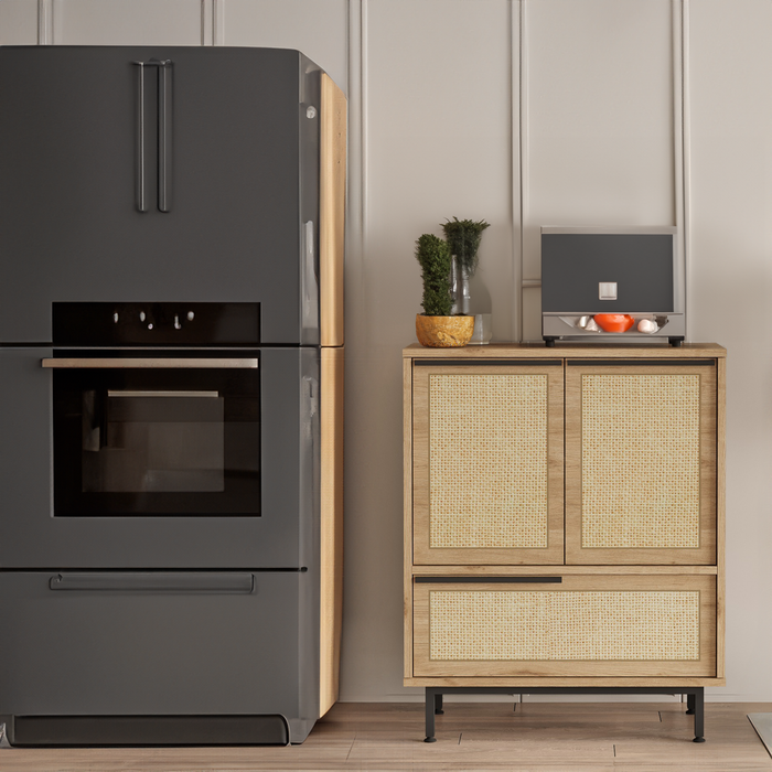 Boise Metal Legs Kitchen Pantry Cabinet