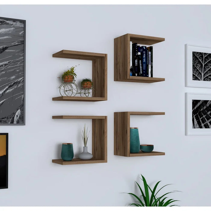 Iris 4 Piece Accent Shelf