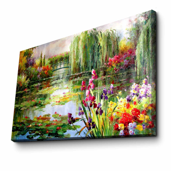 Lotus The Beauty of Nature Wooden Frame On Canvas