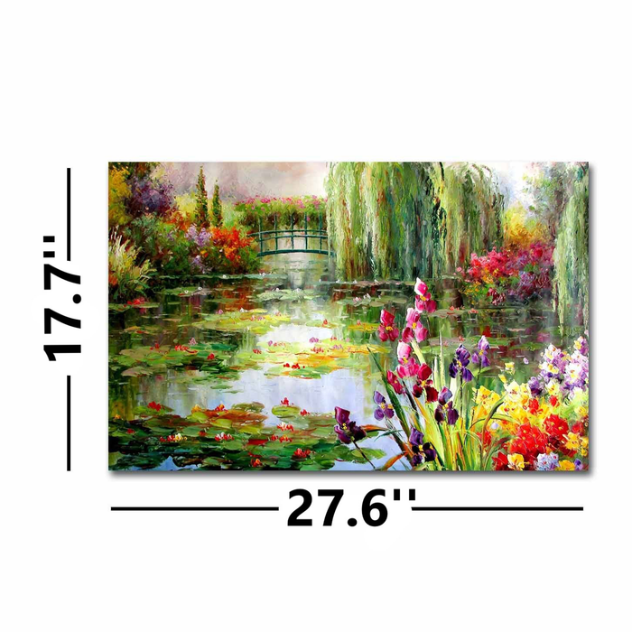 Lotus The Beauty of Nature Wooden Frame On Canvas