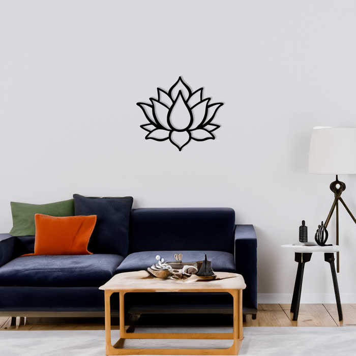 Lotus Metal Wall Decor