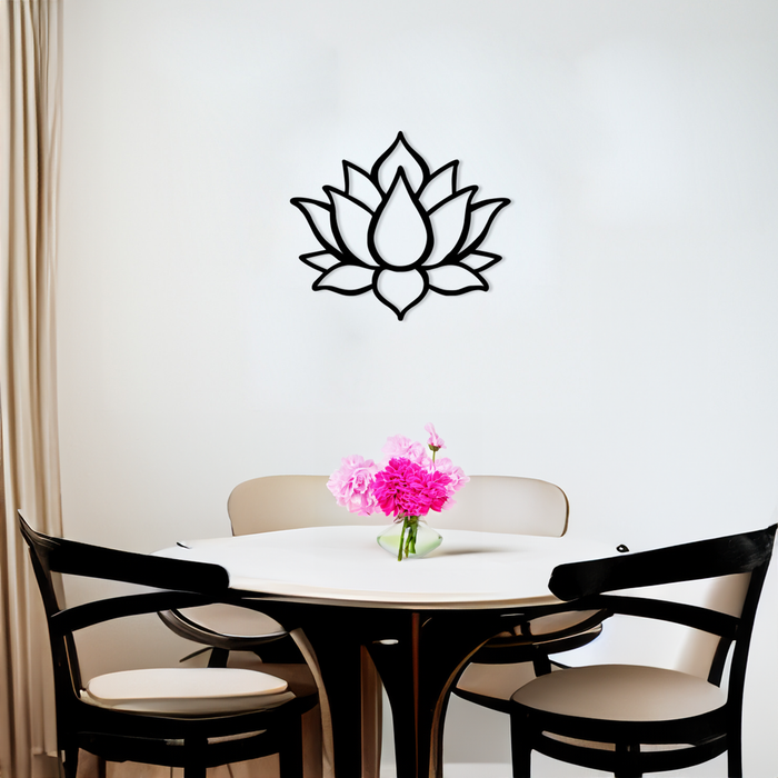 Lotus Metal Wall Decor