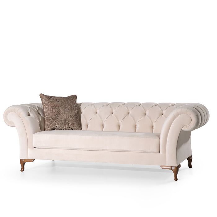 Timber Frame Hornbeam Legs 2-Seat Sofa