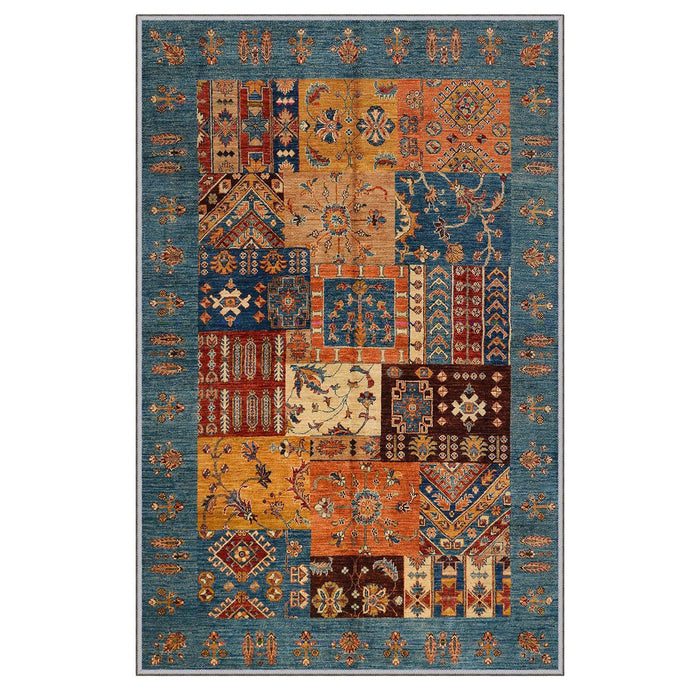 Rectangle Machine Washable Area Rug