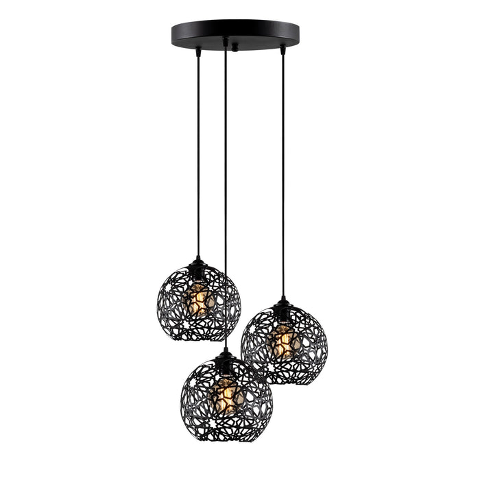 Marigold 3-Lights Cluster Metal Chandelier