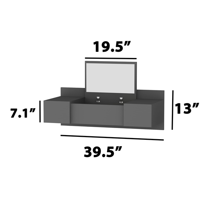 Margaret Flush Mount Makeup Vanity