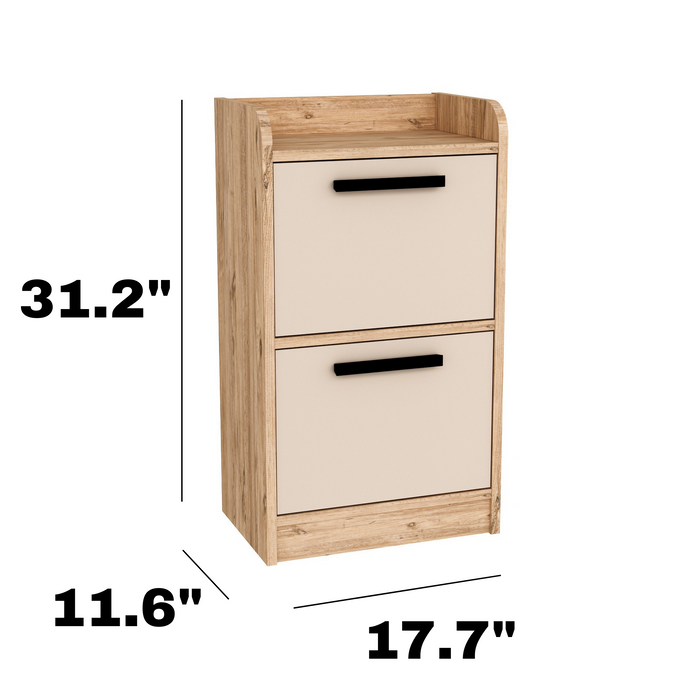 Denver 2 Cabinets Nightstand