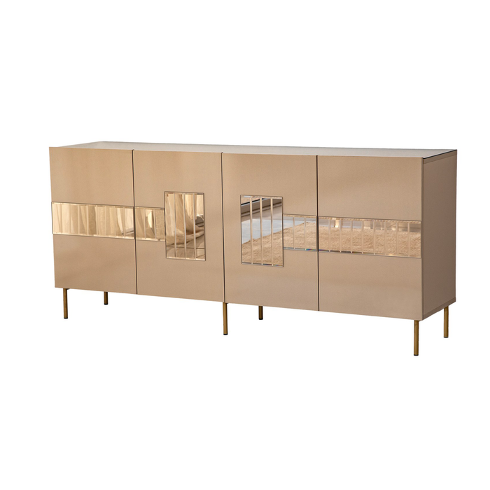 Odense Console Table With Decorative Mirrors