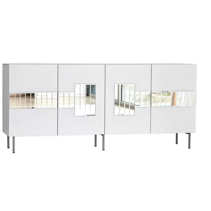 Trondheim Console Table With Decorative Mirrors