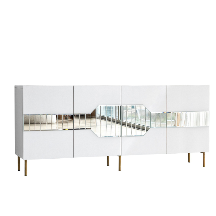 Flåm Console Table With Decorative Mirrors