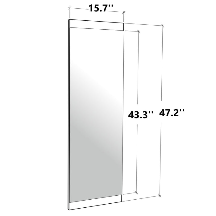 Elizabeth Full Length Rectangle Accent Wall Mirror