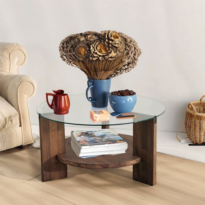 Stavenger 3 Legs Coffee Table with Storage