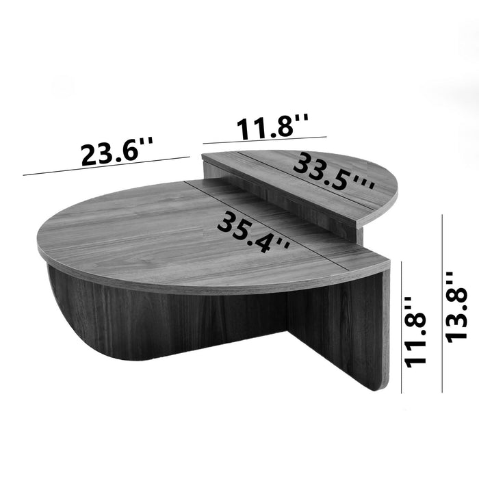 Helsinki 3 Legs 2 Nesting Coffee Table Set