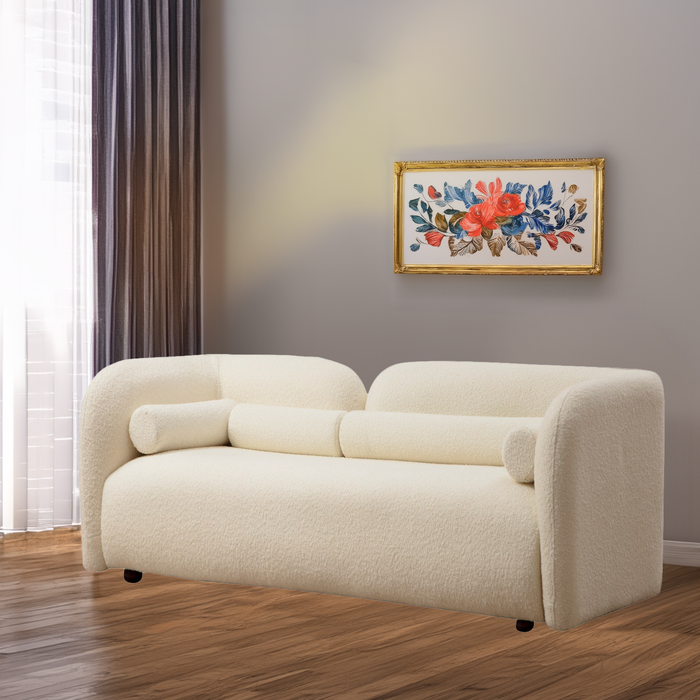 2-Seat Sofa With 2 Pillows