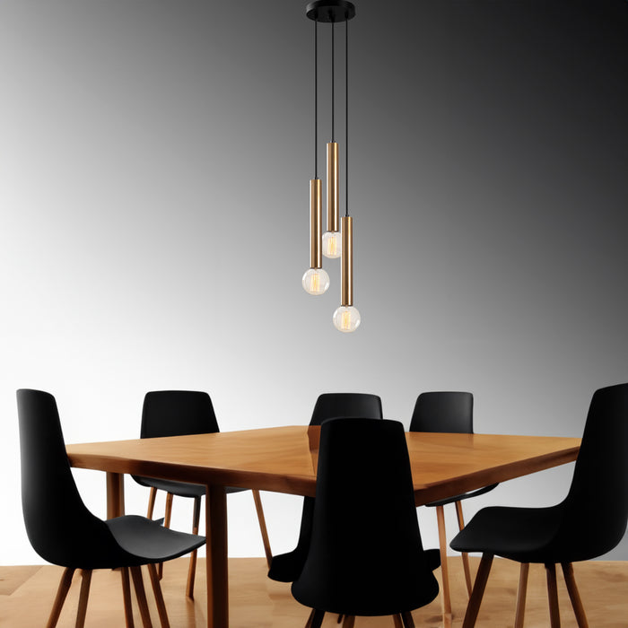 Trondheim 3 - Light Unique Tiered Pendant