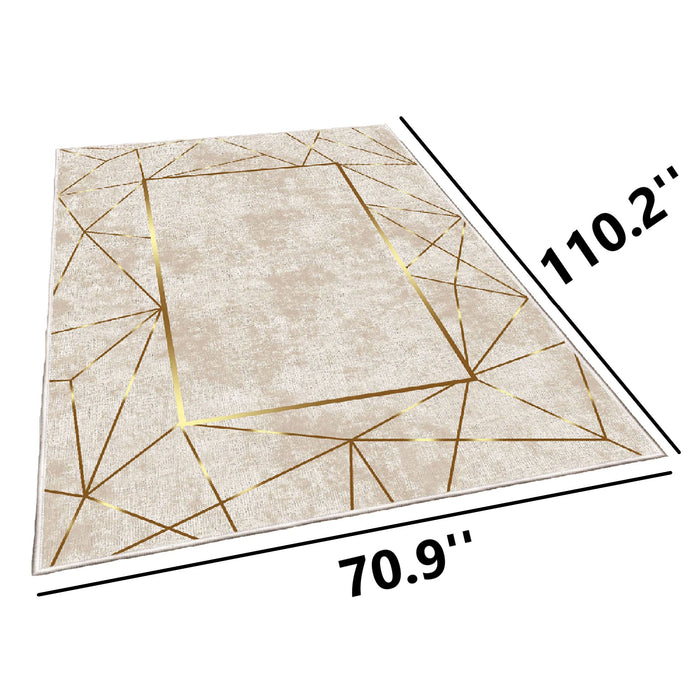 Tórshavn 80'' x 110'' Rectangle Area Rug