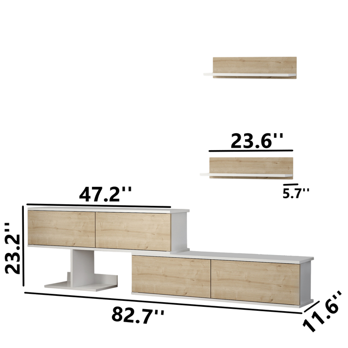 Poppy TV Stand for TVs up to 88"