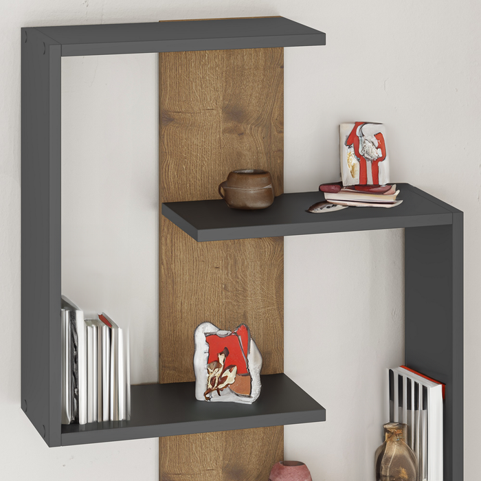 Ava Geometric Accent Wall Shelf