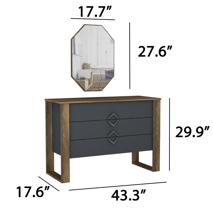 Tromsø 3 Drawer Dresser