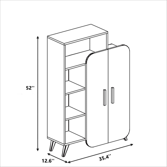 Luna Multipurpose Bathroom Cabinet Storage