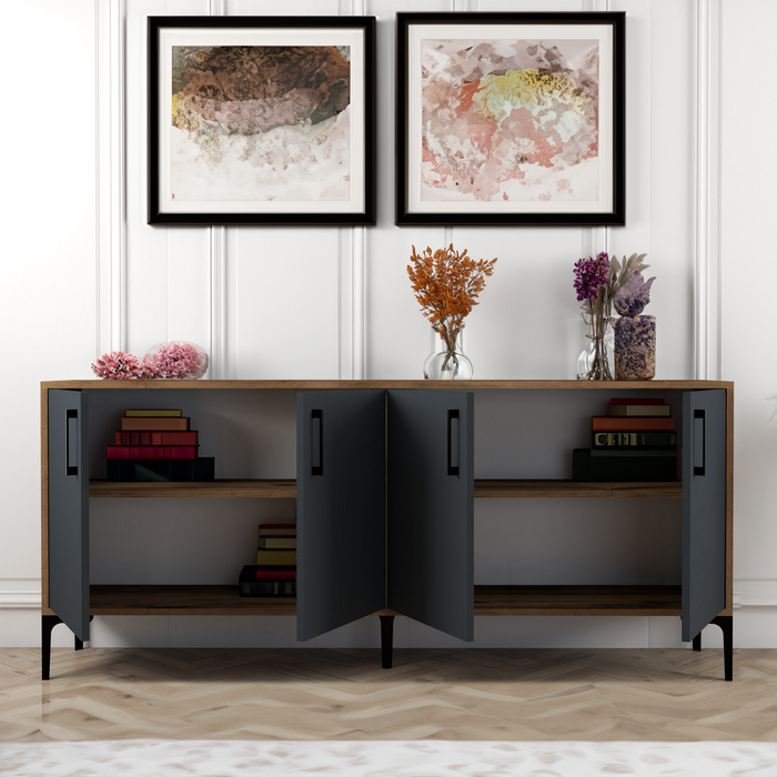 Nancy 4 Cabinets Console Table