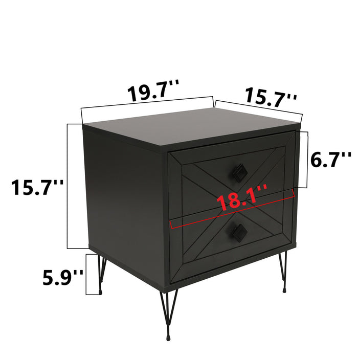 Snowdrop 2 - Drawer Nightstand