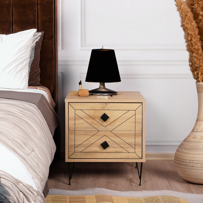 Geranium 2 - Drawer Nightstand