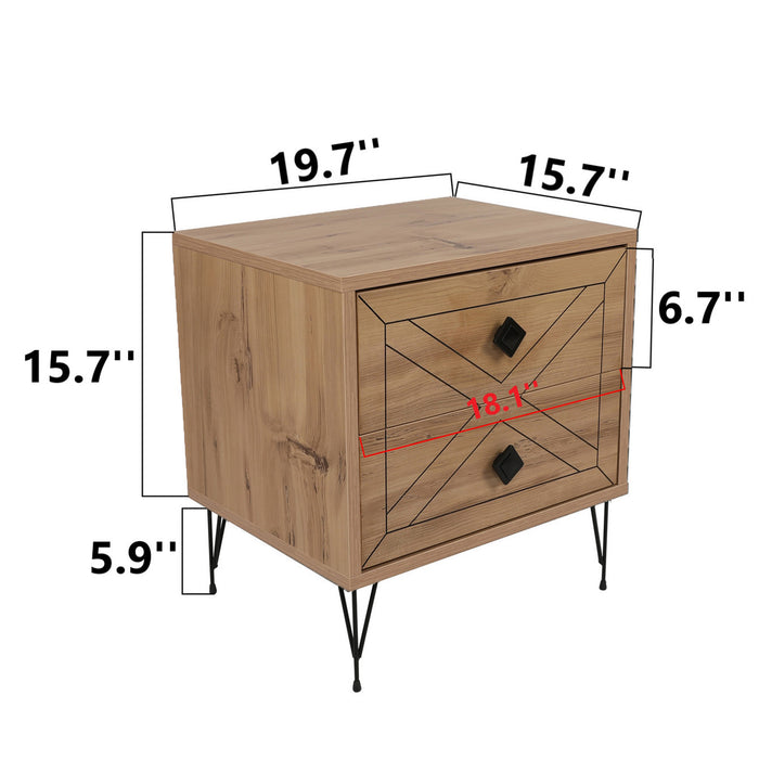 Geranium 2 - Drawer Nightstand