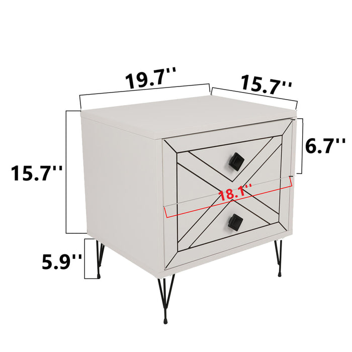 Seattle 2 - Drawer Nightstand