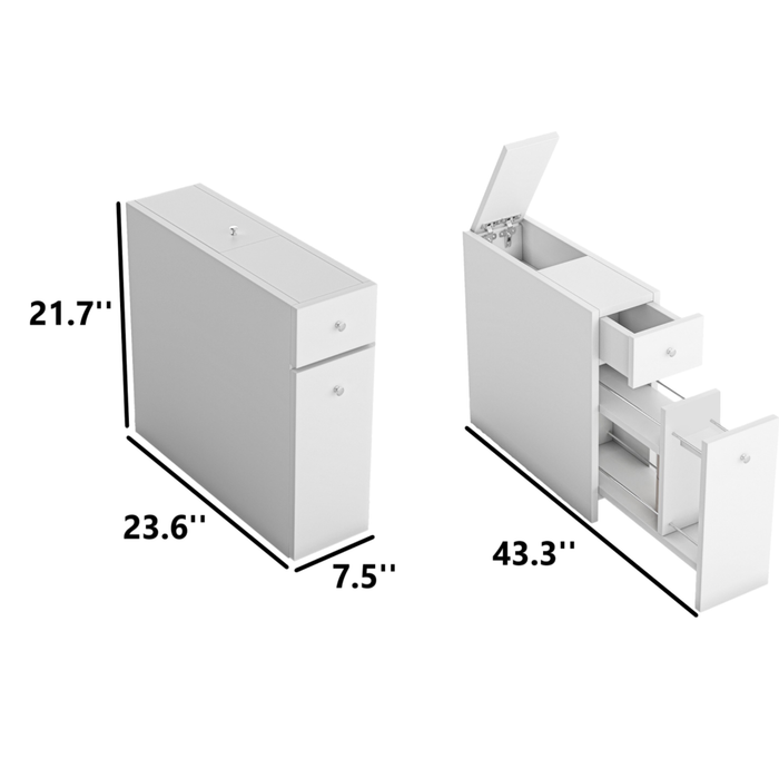 Free Standing Bathroom Storage