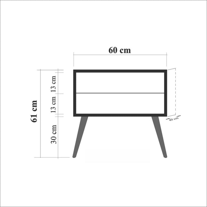 Austin 2 - Drawer Nightstand