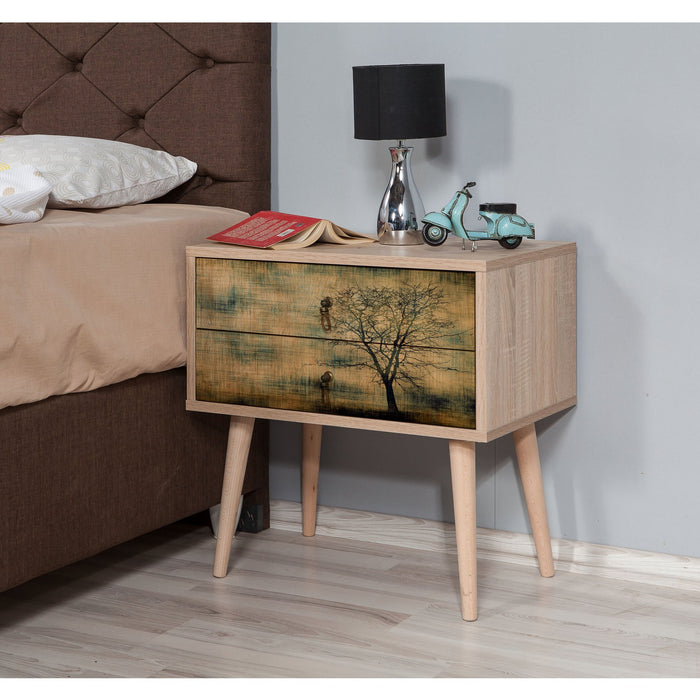 Poppy 2 - Drawer Nightstand