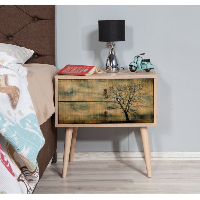 Poppy 2 - Drawer Nightstand