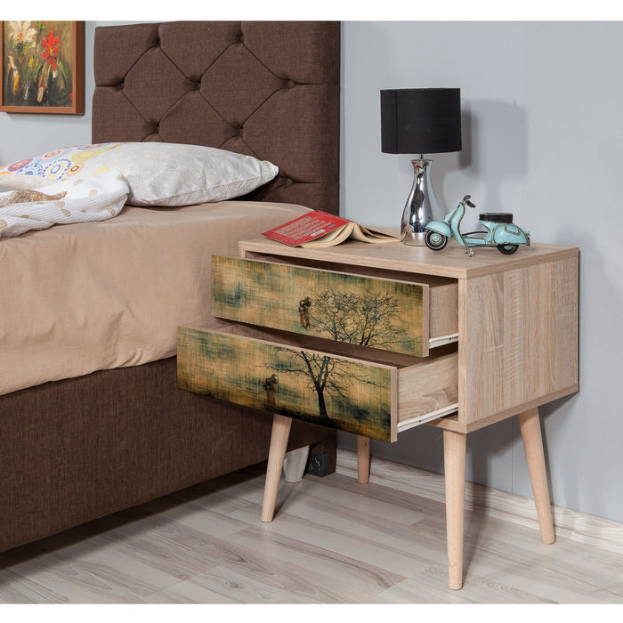 Poppy 2 - Drawer Nightstand