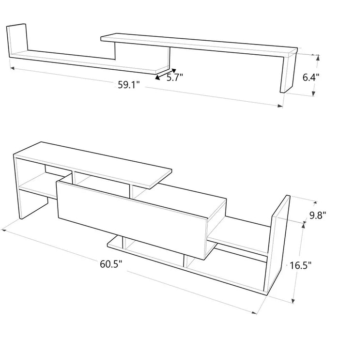 San Jose TV Stand for TVs up to 32"