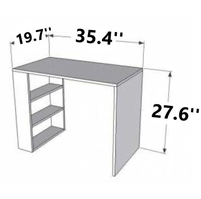 LA Rectangle Writing Desk